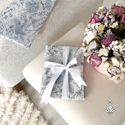 کادوپیچ پارچه ای-شاخه و برگ