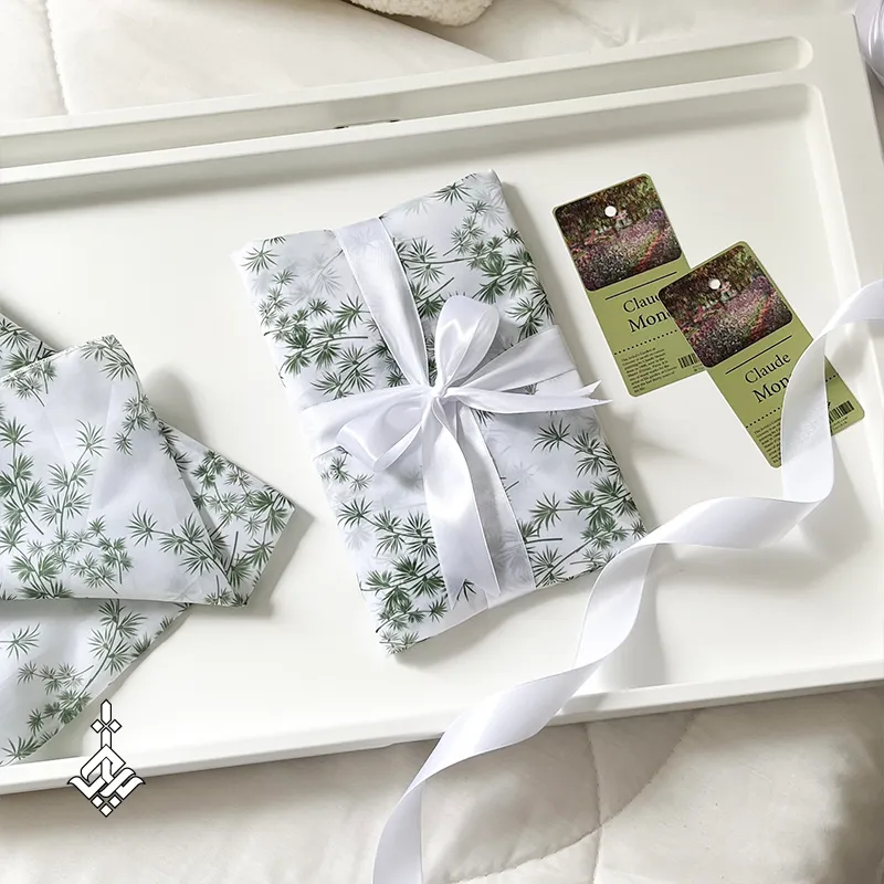 کادوپیچ پارچه ای طرح سرخس